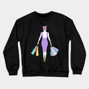 Shopping addict Crewneck Sweatshirt